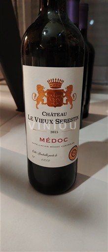 Bordeaux Médoc Château Le Vieux Serestin 2015