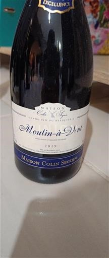 Beaujolais Moulin-à-vent Maison Colin Seguin Excellence 2019