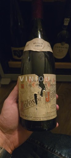 Jura Côtes-do-jura Gérard Badoz 1984