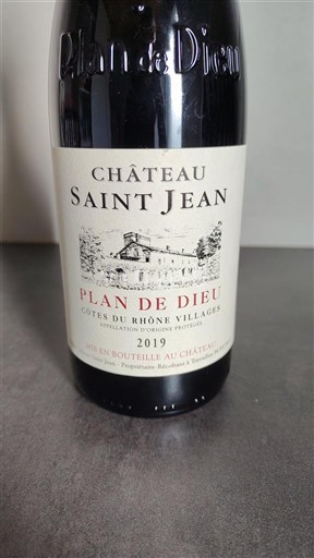 Rhône-dalen Ikke specificeret Château Saint Jean Plan de Dieu 2019