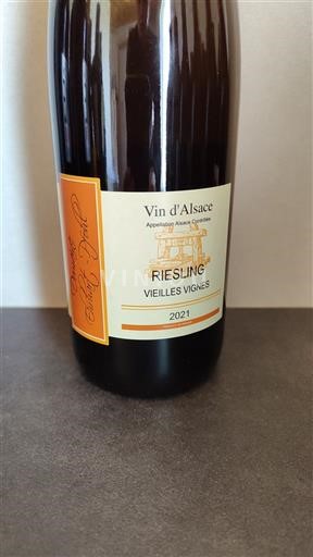 Alsace Riesling Domaine Ehrhart Pfohl Vieilles Vignes 2021