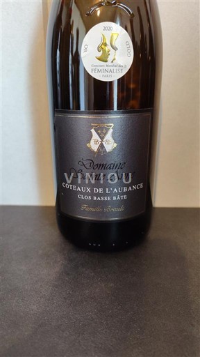 Vallée de la Loire Coteaux-de-l'aubance Domaine Sainte Anne Clos Basse Bate 2018