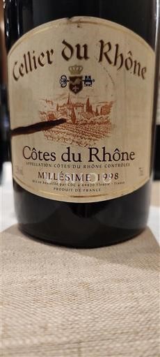 Valle del Rodano Côtes-du-Rhône Cellier du Rhône 1998