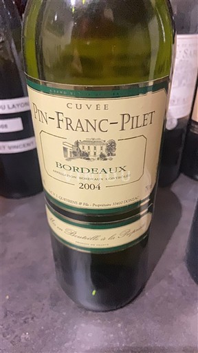 Bordeaux Pin-Franc-Pilet Pin-Franc-Pilet 2004