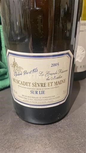 Vallée de la Loire Muscadet-sèvre-et-maine Gaudrel Père et Fils La Grande Réserve du Moulin 2005