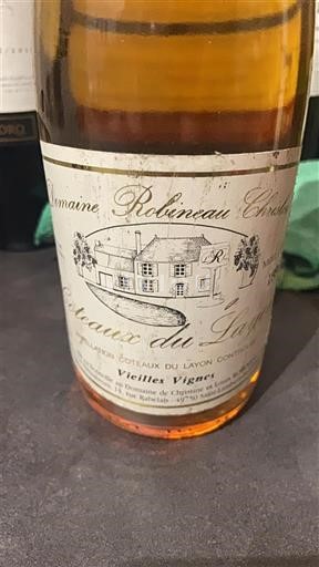 Loirevallei Coteaux du Layon Domaine Robineau Christian Vieilles Vignes 1996