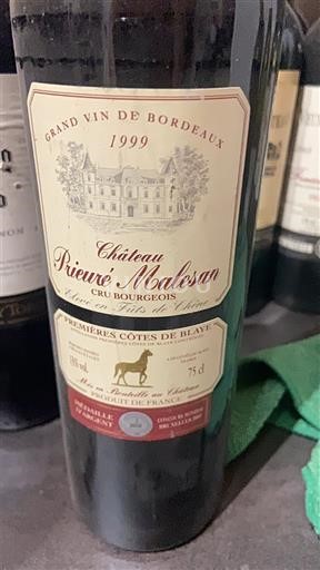 Burdeos No especificado Cru Bourgeois Château Prieuré Malesan 1999