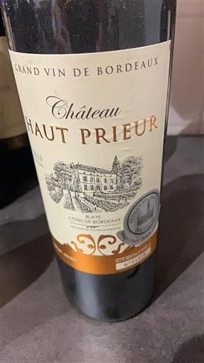 Bordeaux Côtes-de-Blaye Château Haut Prieur 2010