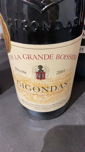 Valle del Ródano Gigondas Clos La Grande Boissière 2001
