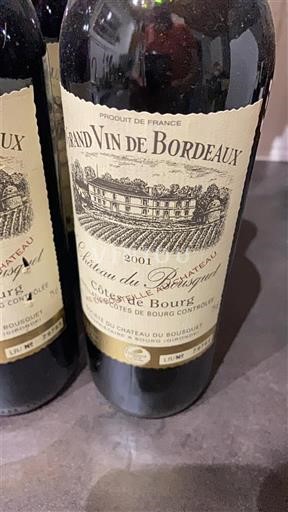Burdeos Côtes-de-bourg Château Bouquey 2001