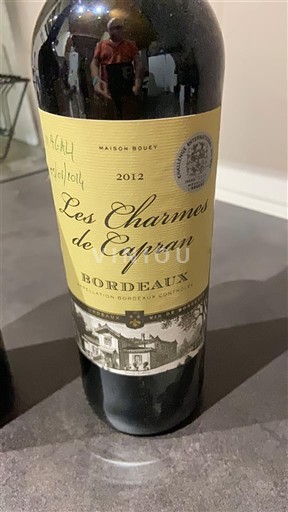 Bordeaux Les charmes de capran 2012