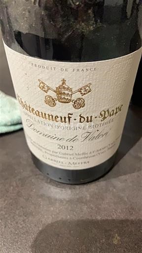 Rhône Valley Châteauneuf-du-Pape Domaine Villeneuve 2012