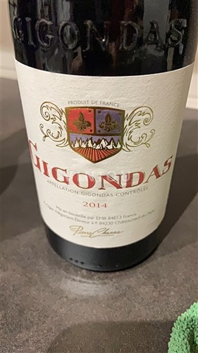 Rhônen laakso Gigondas Gigondas 2014