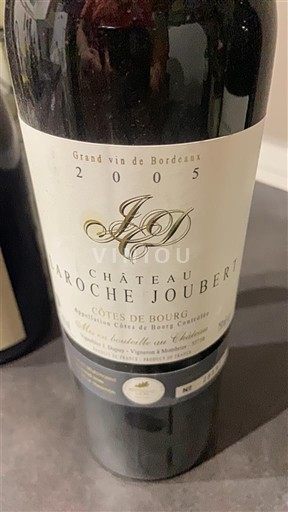 Bordeaux Côtes-de-bourg Château Laroche Joubert 2005