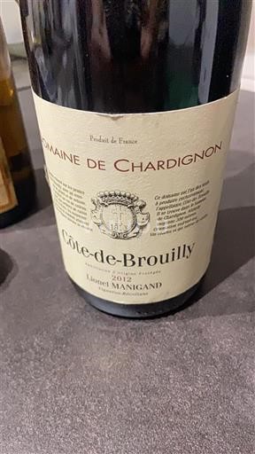 Beaujolais Côte-de-Brouilly Domaine Chardignon 2021