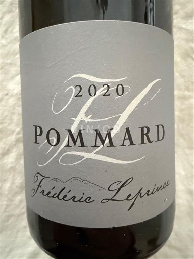 Bourgogne Pommard Frédéric Leprince 2020