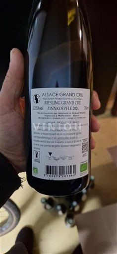 Alsace Không được chỉ định Grand Cru Moltes Zinnkoepflé 2024