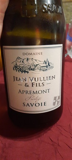 Savoia e Bugey Apremont Jean Vullien & Fils Prestige 2023
