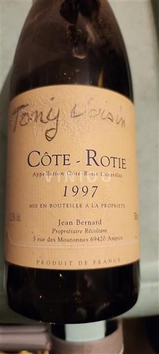 Vallée du Rhône Côte-rôtie Jean Bernard 1997