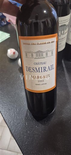 Bordeaux Margaux Grand Cru Château Smirail 2005