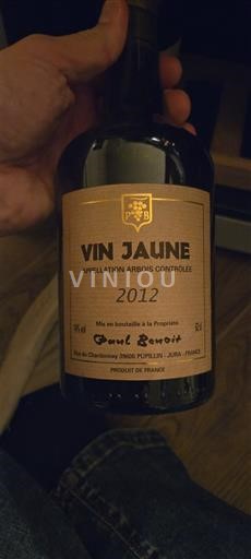 Jura Arbois Domaine Benoit 2012