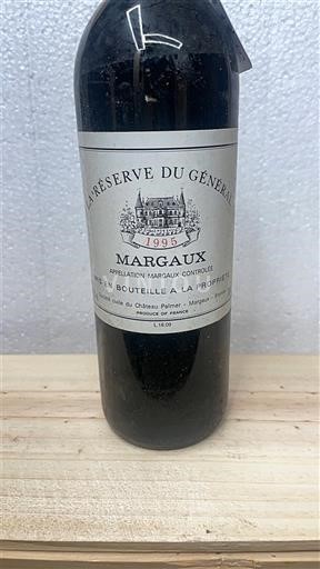 Bordeaux Margaux Château Palmer La Réserve du Général 1995