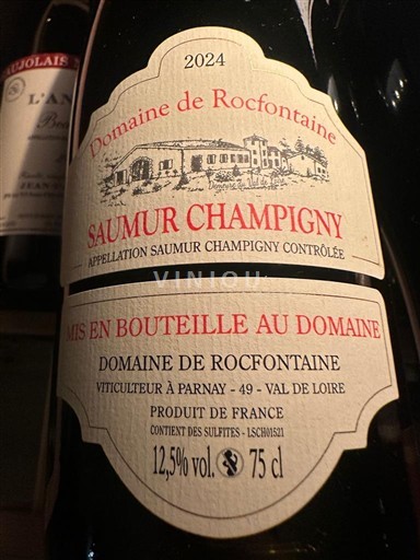 Loire Valley Saumur-Champigny Domaine Rocfontaine 2024