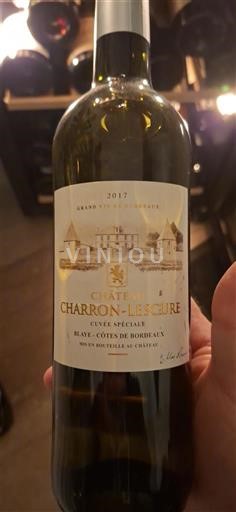 Burdeos Blaye-Côtes de Burdeos Château Charron-Lescure Spéciale 2017