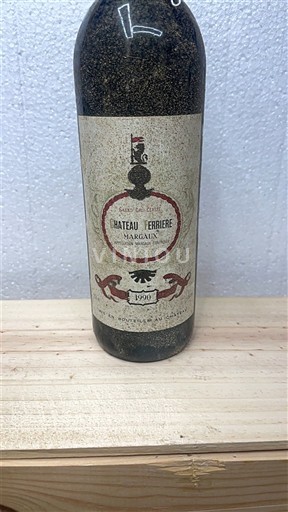 Bordeaux Margaux Grand Cru Château Ferriere 1990