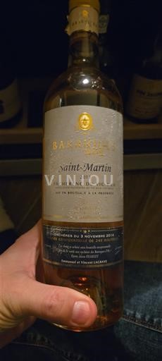 Lounais-Ranska Pacherenc-du-vic-bilh Barroubio Saint-Martin 2013