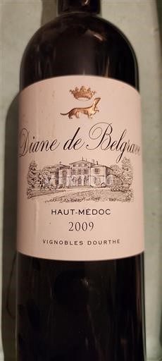 Bordéus Haut-Médoc Château Belgrave Diane de Belgrave 2009