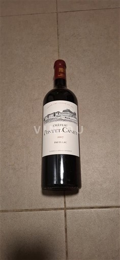 Bordeaux Pauillac Grand Cru Château Pontet-Canet 2007