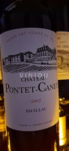 Bordeaux Pauillac Grand Cru Château Pontet-Canet 2007
