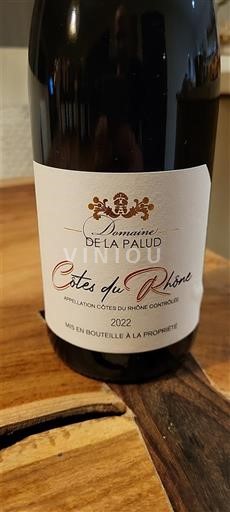 Rhônen laakso Côtes-du-rhône Domaine La Palud 2022