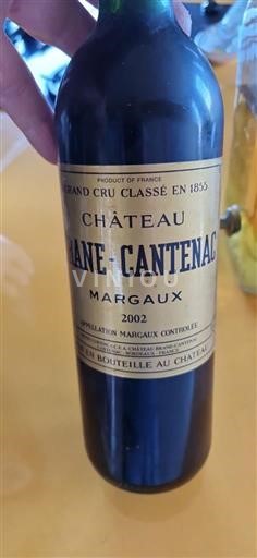 Bordeaux Margaux Grand Cru Château Brane-Cantenac 2002