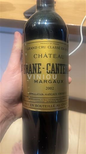 Bordéus Margaux Grand Cru Château Brane-Cantenac 2002