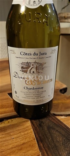 Jura Côtes-do-jura Domaine Cheur Chardonnay Não Sazonado