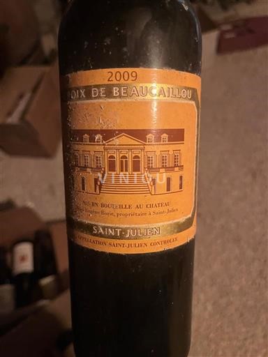 Burdeos Saint-Julien Château Cru-Beaucaillou La Croix de Beaucaillou 2009