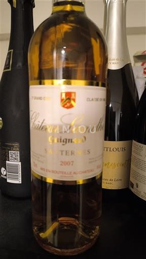 Bordeaux Sauternes 2ème Grand Cru Classé Château Lamothe Guignard 2007