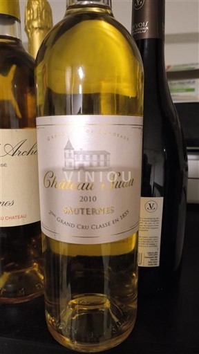 Bordeaux Sauternes Grand Cru Château Suau 2010