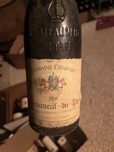 Rhône-dalen Châteauneuf-du-Pape Domaine Charvin 2003