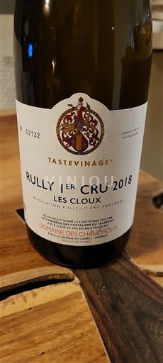 Bourgogne Ikke specificeret Premier Cru Domaine S Chauchoux Les Cloux 2018