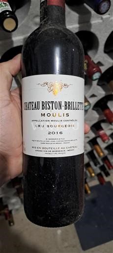 Bordeaux Ni doloceno Cru Bourgeois Château Biston-Brillette 2016