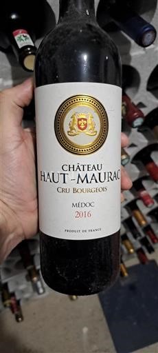 Bordeaux Médoc Cru Bourgeois Château Haut-Maurac 2016