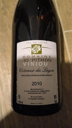 Loire-dalen Coteaux-du-layon Domaine Jo Pithon 2010