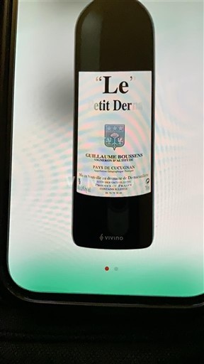 Languedoc a Roussillon Pays d'Oc Domaine Dernacueillette Le Petit Derna 2021