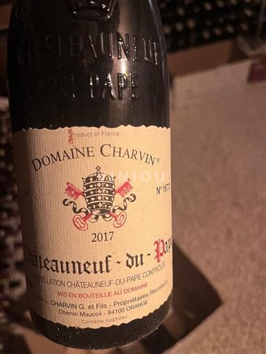 Rhône-dalen Châteauneuf-du-Pape Domaine Charvin 2017