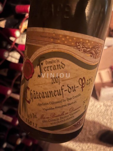 Rhône Valley Châteauneuf-du-Pape Domaine Ferrand 2007