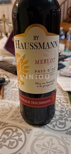 Languedoc e Roussillon Pays d'oc By Haussmann Merlot Não Sazonado