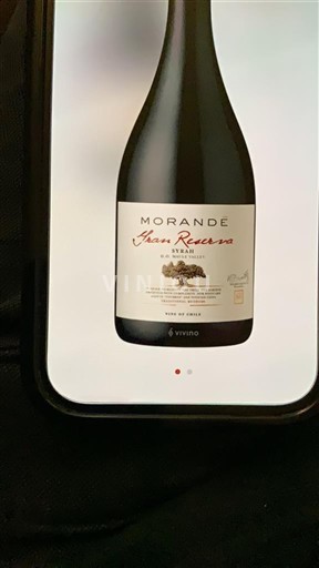 Maule Valley Morandé Gran Reserva Syrah 2012